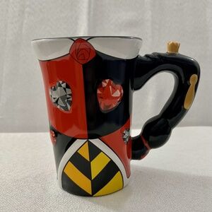EUC Disney QUEEN OF HEARTS Mug inspired by Alice in Wonderland theme